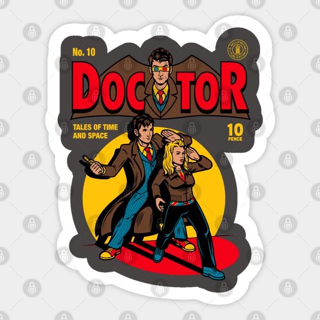 Doctor Comic Sticker by harebrained